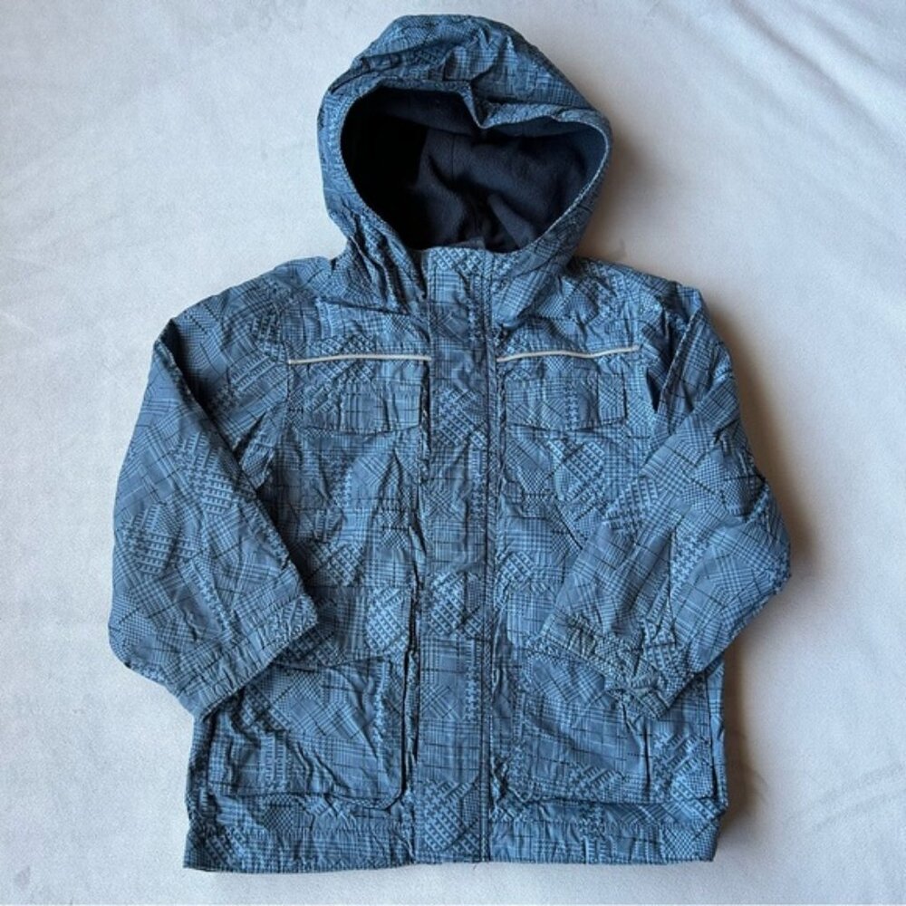 Please Mum ~ Fleece Lined Jacket with Hood ~ Boys Size XS (2-3)